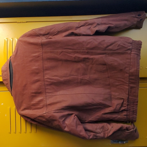 Leather Bomber Jacket Towne by London Fog - Picture 5 of 8